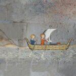 Boat from the "The Enigma of Pierre" exhibition by Picta Productions and Marelle Studio in 2023