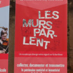Affiche de l'exposition les Murs parlent