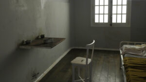 Reconstitution d'une cellule de prison